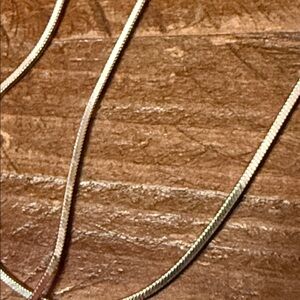 Elegant Sterling Silver 24” Necklace Box Chain NWT
